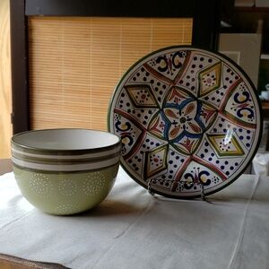 Bowl and curated plate Tabletops gallery